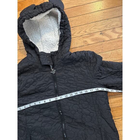 Adult Size M Disney Mickey Icon quilted embroidered Fleece Lined Quilted Jacket - Picture 6 of 9